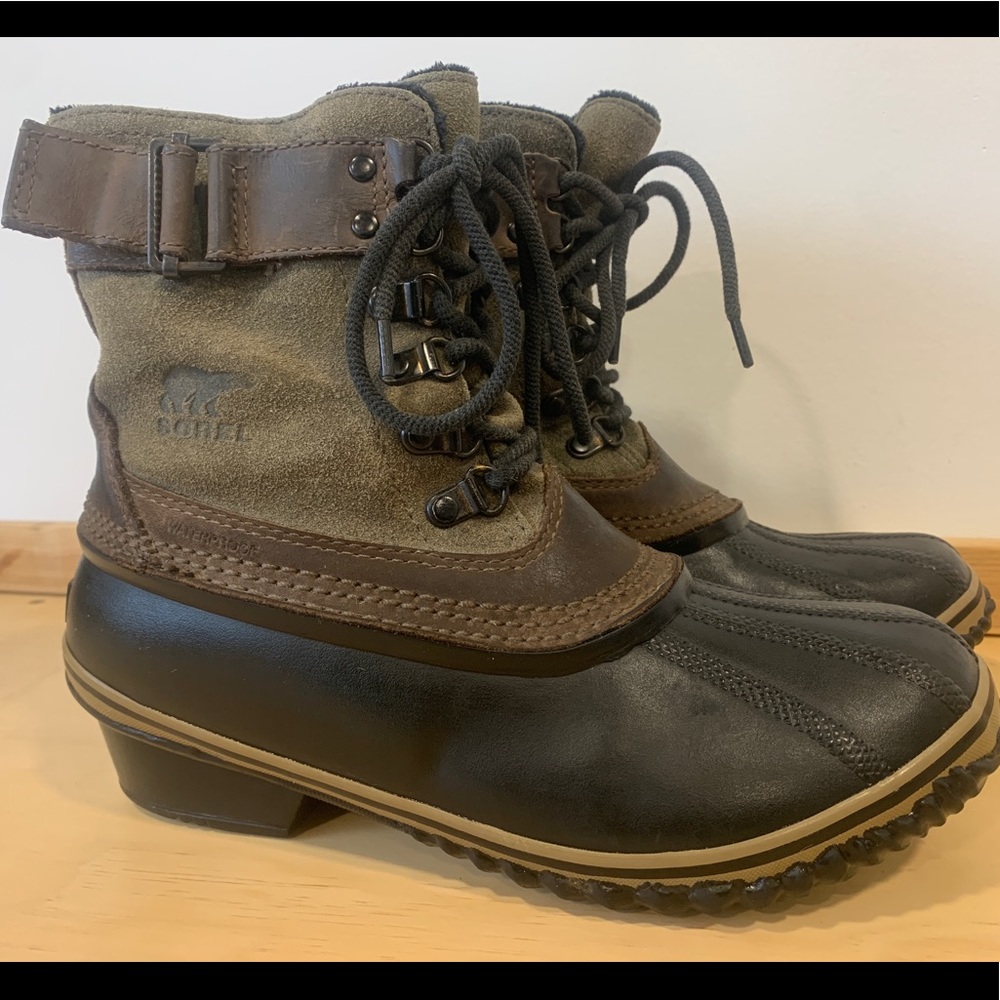 Sorel - Winter Green Brown Fancy Lace II